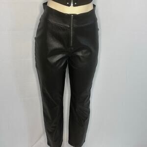Glam goth HUE Black Sparkle Coated Skinny Pants – Women’s Medium